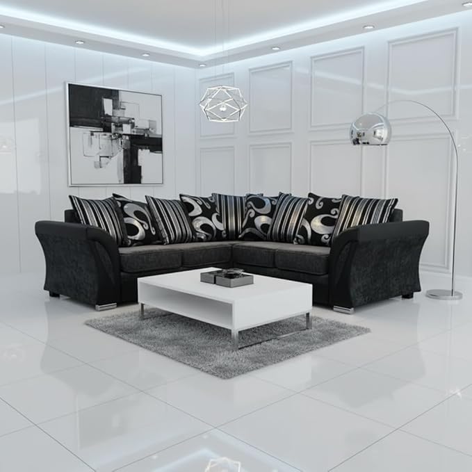 Shannon Fabric Corner Sofa – Luxury Corner Couch Sets for Sale in the UK