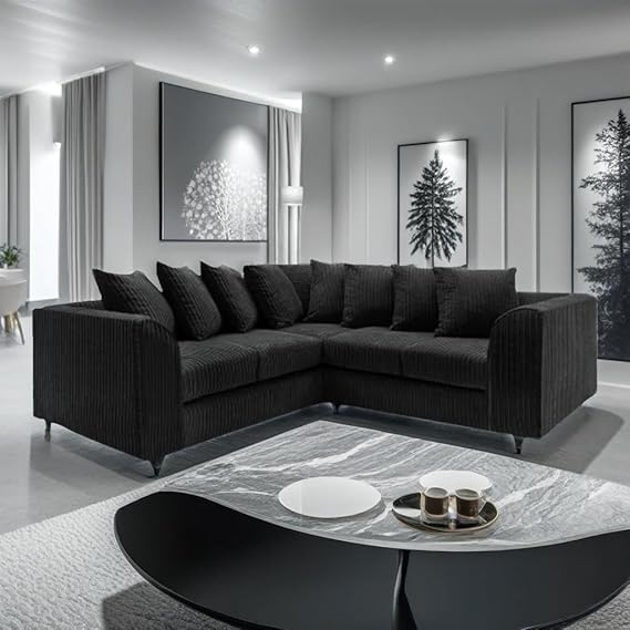 "Luxury Jumbo Cord Corner Sofas: Style & Comfort for UK Homes"