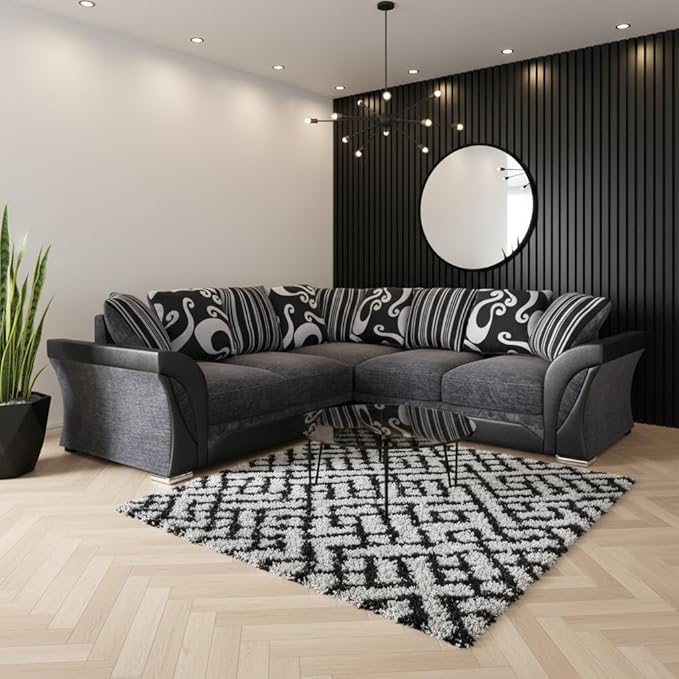 Shannon Fabric Corner Sofa – Luxury Corner Couch Sets for Sale in the UK