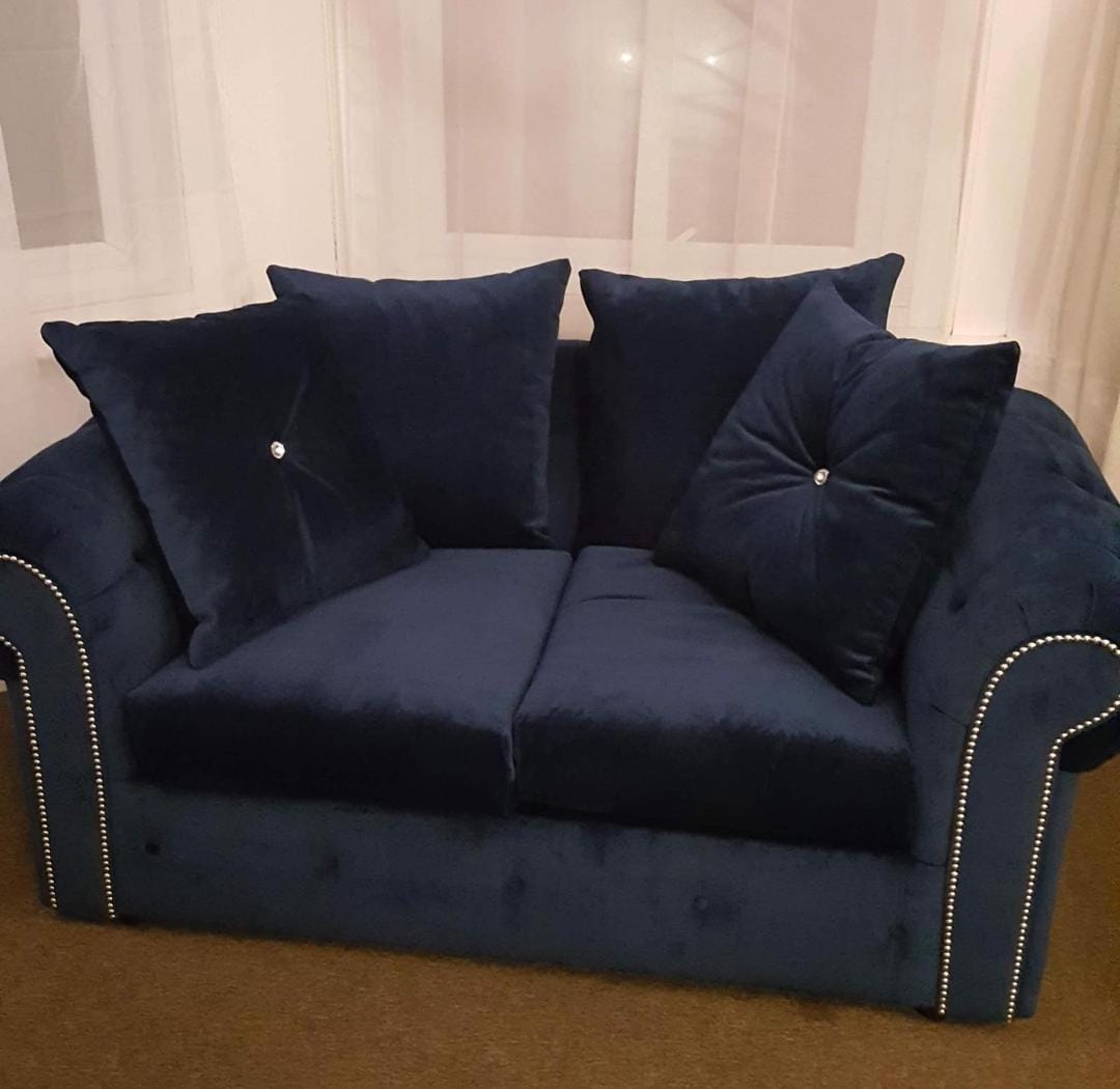 "Ashwin Velvet Sofa Collection: Luxurious Sofas & Corner Sets for Your Living Room"