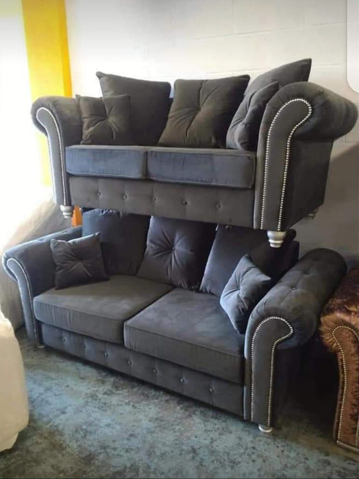 "Ashwin Velvet Sofa Collection: Luxurious Sofas & Corner Sets for Your Living Room"