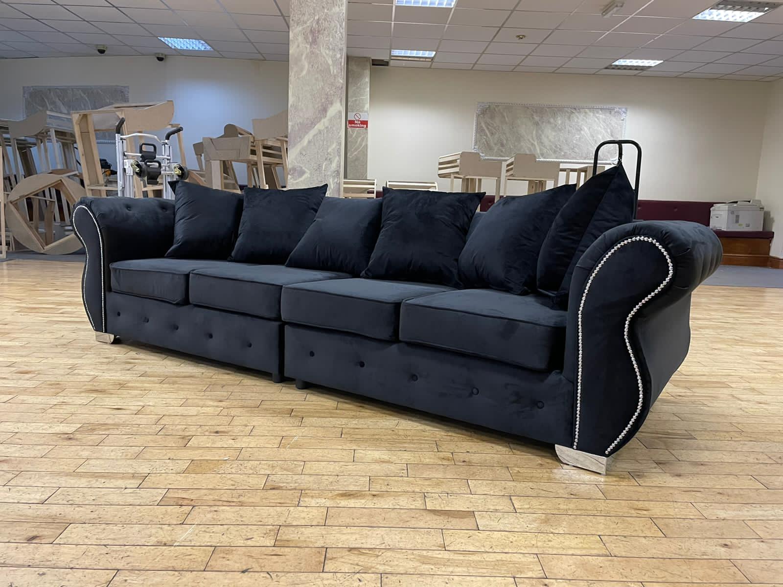 "Ashwin Velvet Sofa Collection: Luxurious Sofas & Corner Sets for Your Living Room"