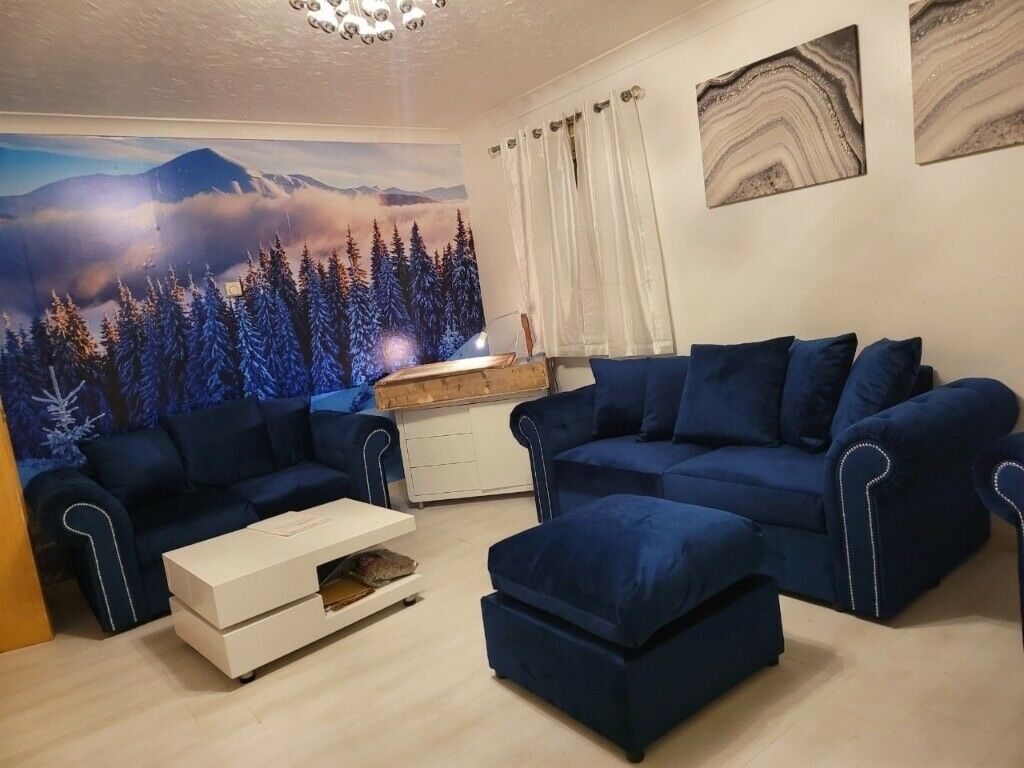 "Ashwin Velvet Sofa Collection: Luxurious Sofas & Corner Sets for Your Living Room"