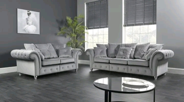 "Ashwin Velvet Sofa Collection: Luxurious Sofas & Corner Sets for Your Living Room"