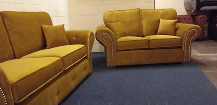 "Ashwin Velvet Sofa Collection: Luxurious Sofas & Corner Sets for Your Living Room"