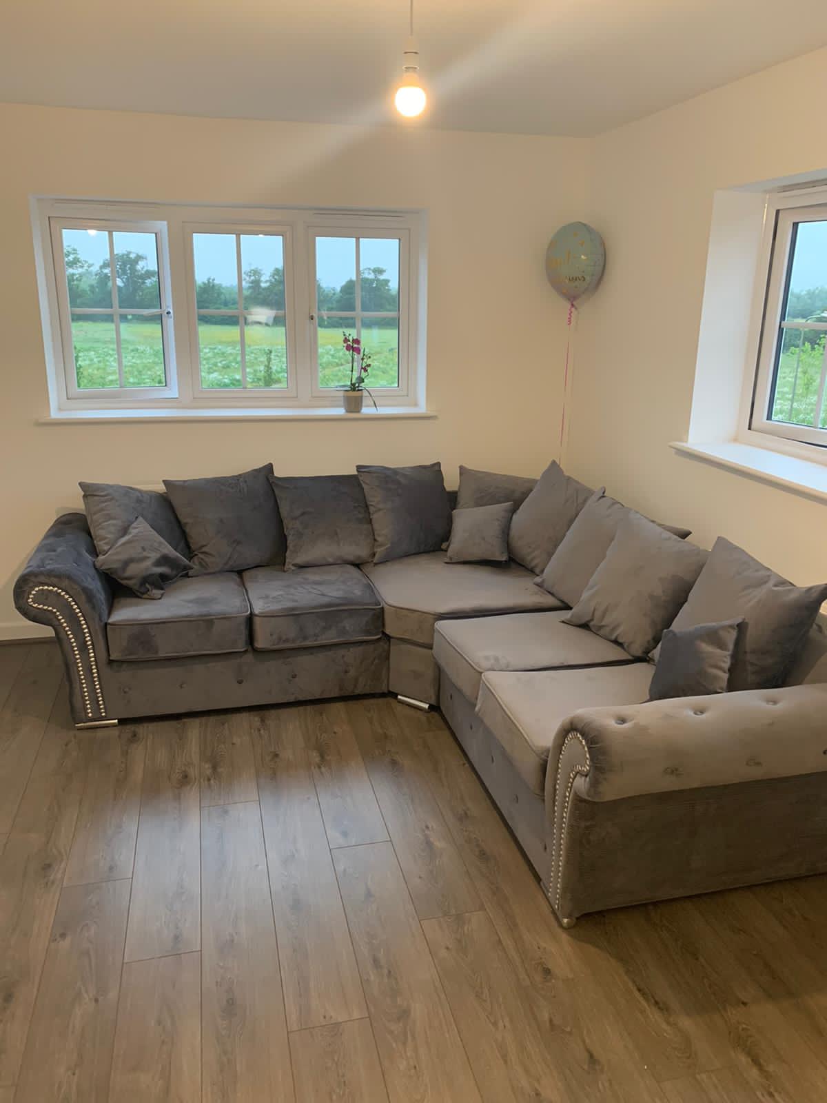 "Ashwin Velvet Sofa Collection: Luxurious Sofas & Corner Sets for Your Living Room"