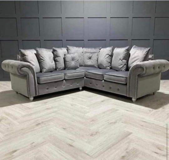 "Ashwin Velvet Sofa Collection: Luxurious Sofas & Corner Sets for Your Living Room"