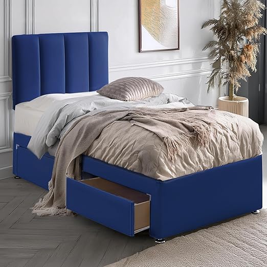 Divan Bed with 2 Drawers | Durable Frame for Compact Rooms | Versatile Design for Comfortable Spaces