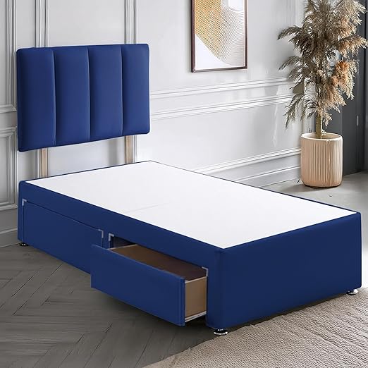 Divan Bed with 2 Drawers | Durable Frame for Compact Rooms | Versatile Design for Comfortable Spaces
