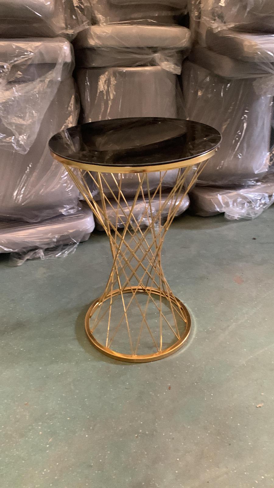 Small Glassy Coffee Table Set