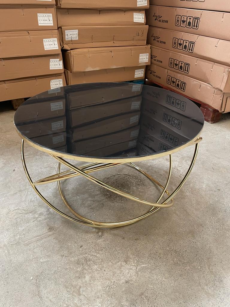 Small Glassy Coffee Table Set