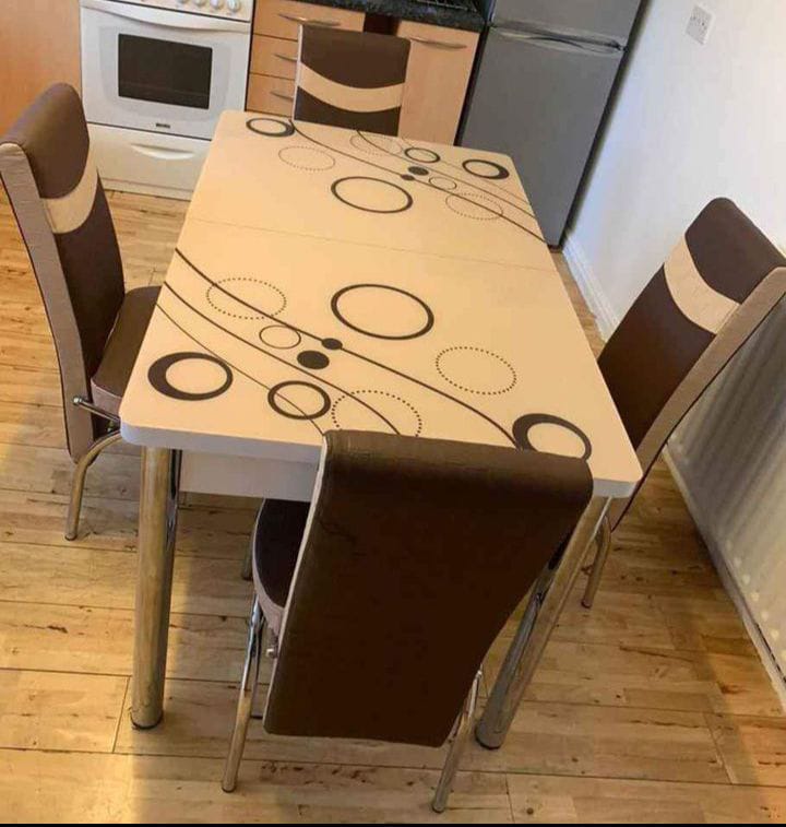 Versace and Bubble Dinning Table with Chairs