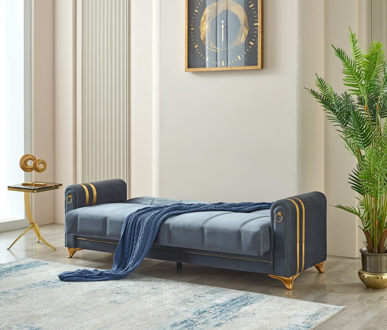 Kuzey 3+2 Seater Sofa Bed with Storage – Stylish, Spacious & Functional