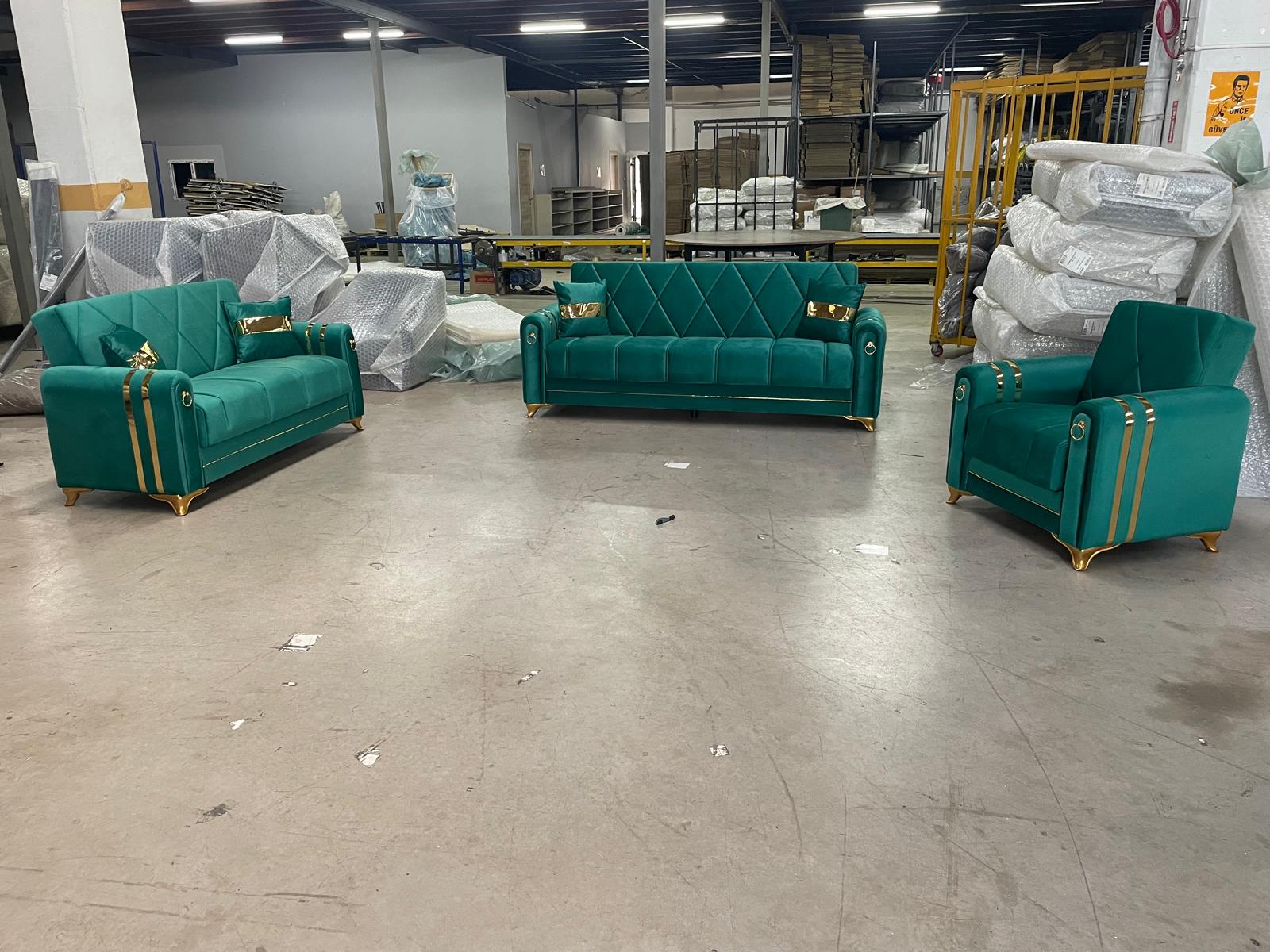 Kuzey 3+2 Seater Sofa Bed with Storage – Stylish, Spacious & Functional