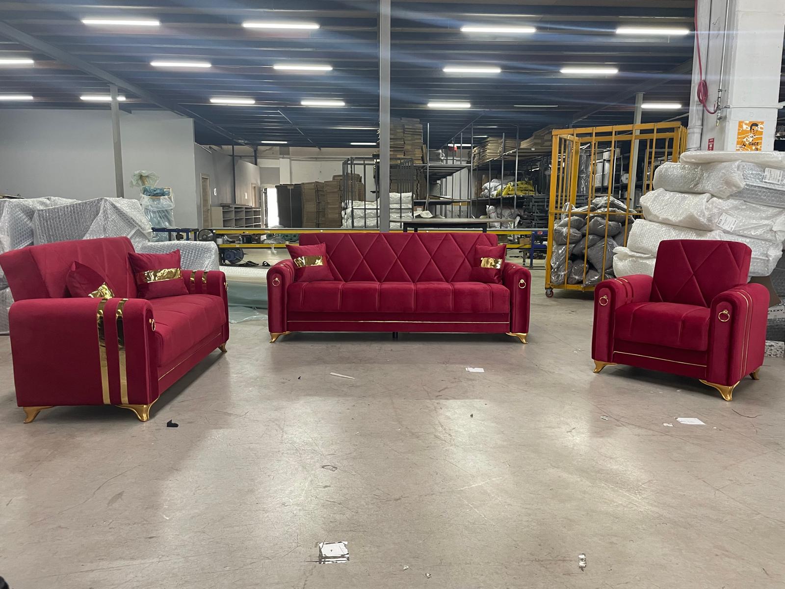 Kuzey 3+2 Seater Sofa Bed with Storage – Stylish, Spacious & Functional