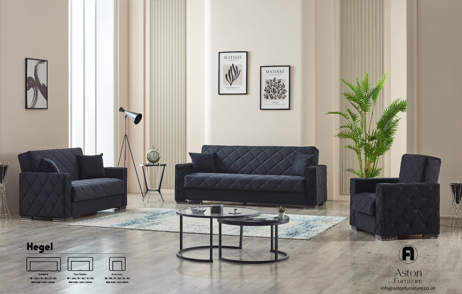 Kuzey 3+2 Seater Sofa Bed with Storage – Stylish, Spacious & Functional