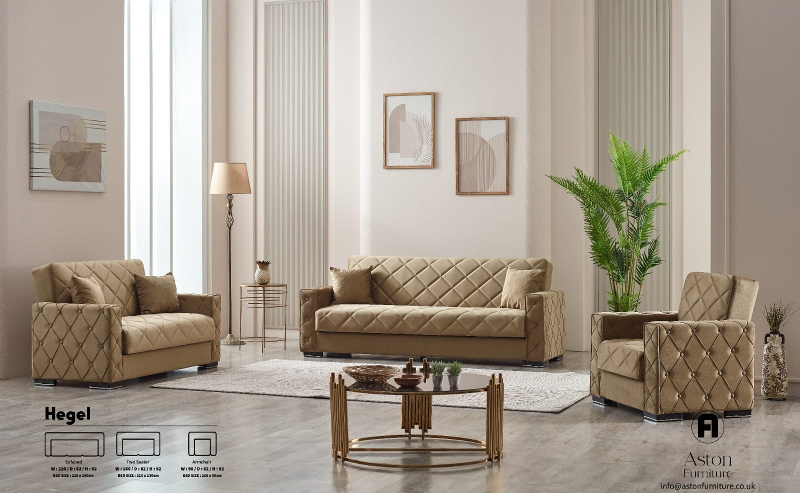 Kuzey 3+2 Seater Sofa Bed with Storage – Stylish, Spacious & Functional