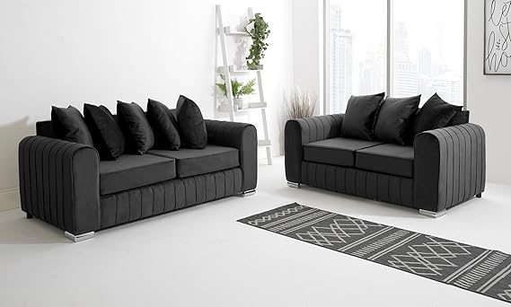 Lilly Velvet Sofa Set – Stylish, Modern & UK Nationwide Delivery
