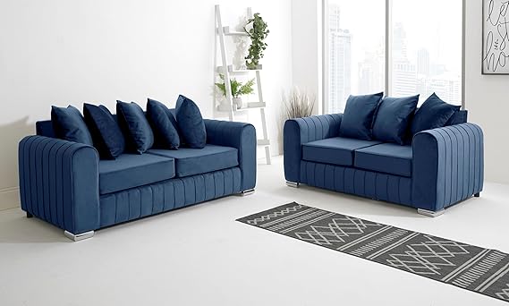 Lilly Velvet Sofa Set – Stylish, Modern & UK Nationwide Delivery