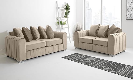 Lilly Velvet Sofa Set – Stylish, Modern & UK Nationwide Delivery