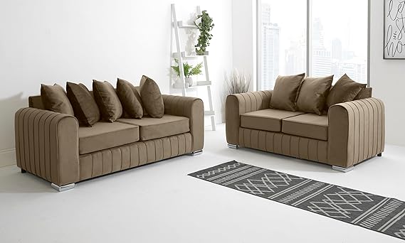 Lilly Velvet Sofa Set – Stylish, Modern & UK Nationwide Delivery