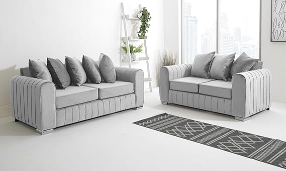 Lilly Velvet Sofa Set – Stylish, Modern & UK Nationwide Delivery