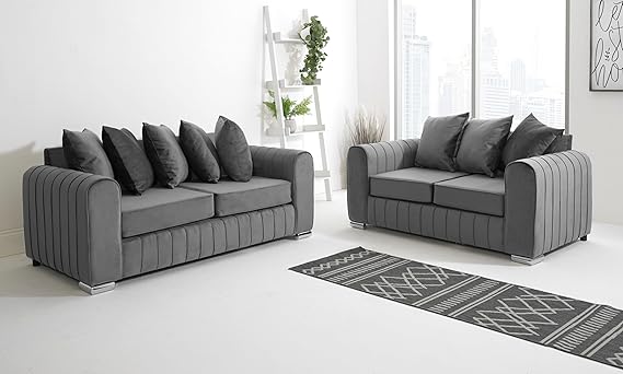Lilly Velvet Sofa Set – Stylish, Modern & UK Nationwide Delivery