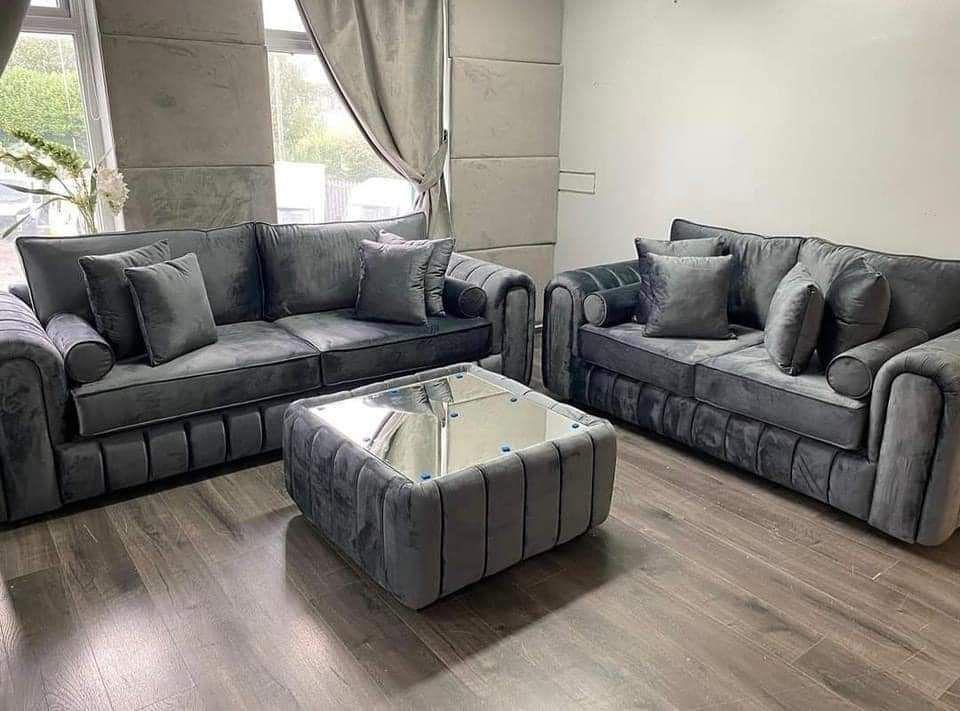 Lilly Velvet Sofa Set – Stylish, Modern & UK Nationwide Delivery