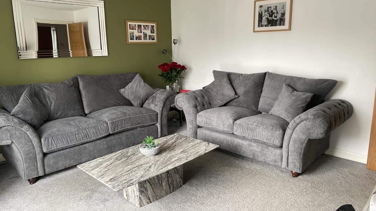 Nicole Sofa - Elegant & Comfortable Fabric & with all color