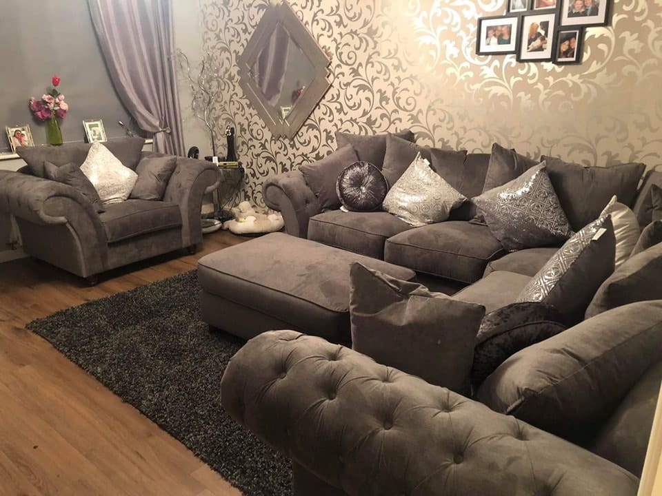 Nicole Sofa - Elegant & Comfortable Fabric & with all color