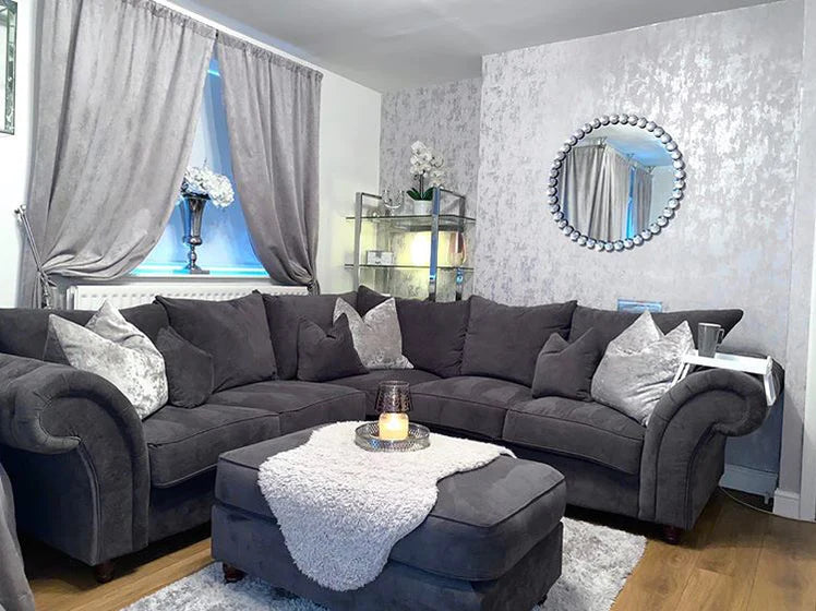 Nicole Sofa - Elegant & Comfortable Fabric & with all color