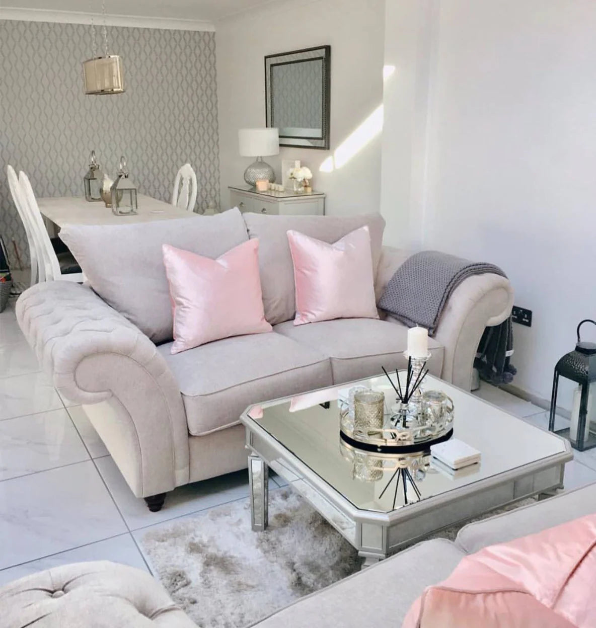 Nicole Sofa - Elegant & Comfortable Fabric & with all color