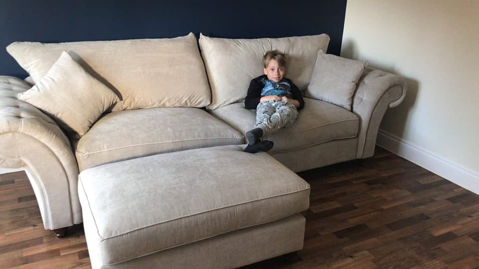 Nicole Sofa - Elegant & Comfortable Fabric & with all color