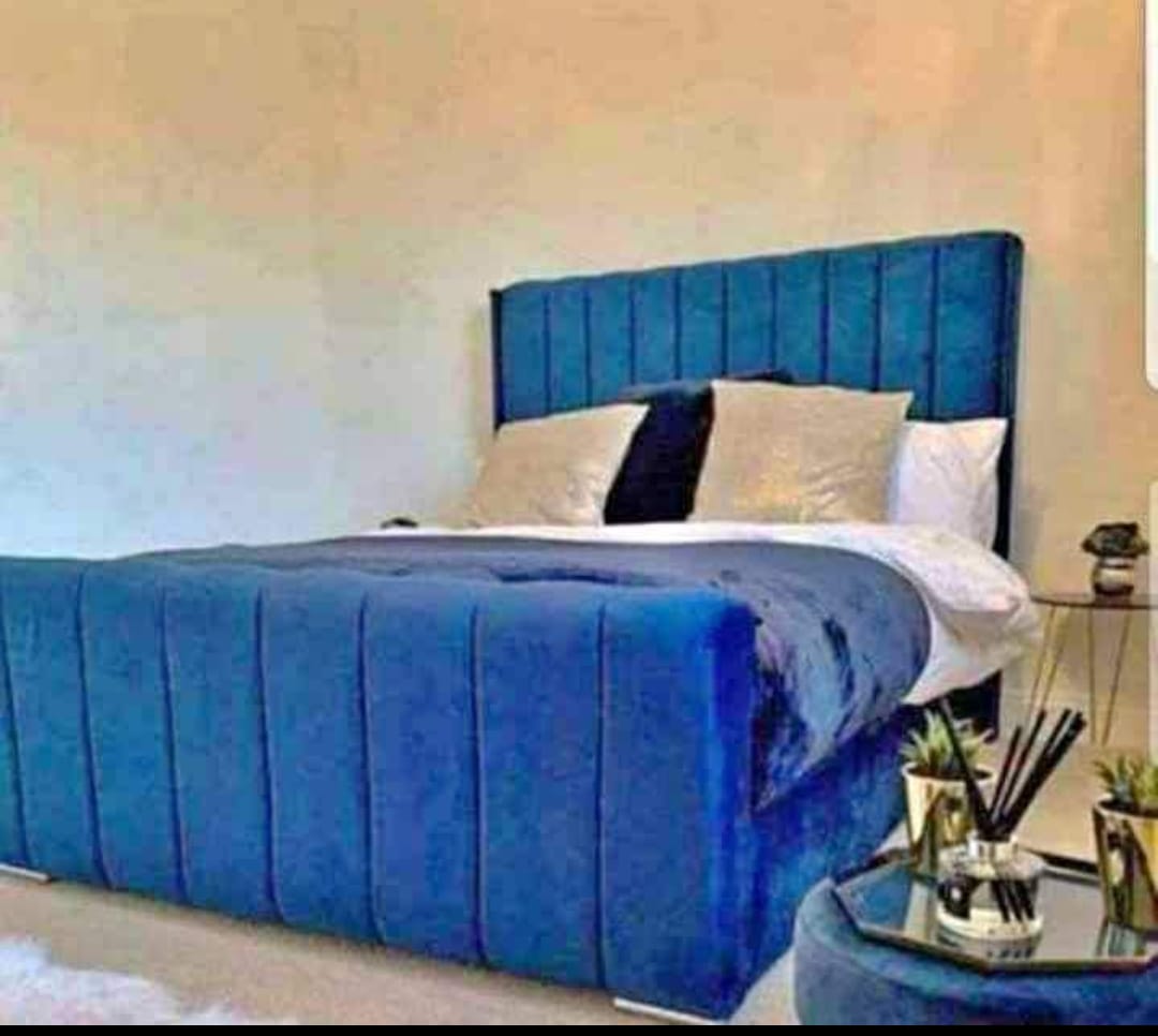 Panel Bed – Stylish Wooden Frame with Mattress