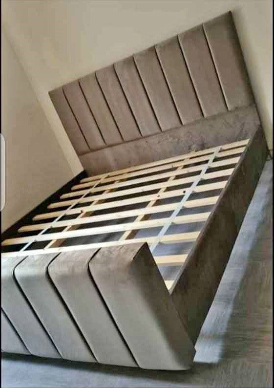 Panel Bed – Stylish Wooden Frame with Mattress