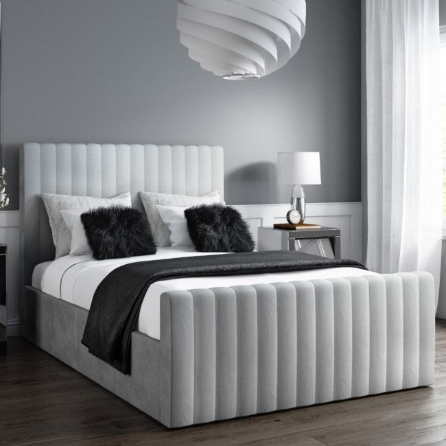Panel Bed – Stylish Wooden Frame with Mattress