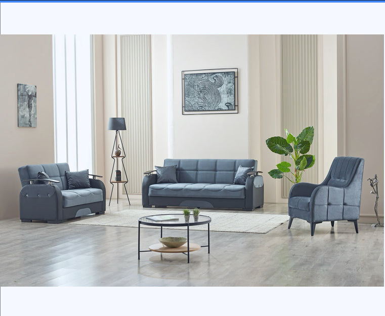 Kuzey 3+2 Seater Sofa Bed with Storage – Stylish, Spacious & Functional