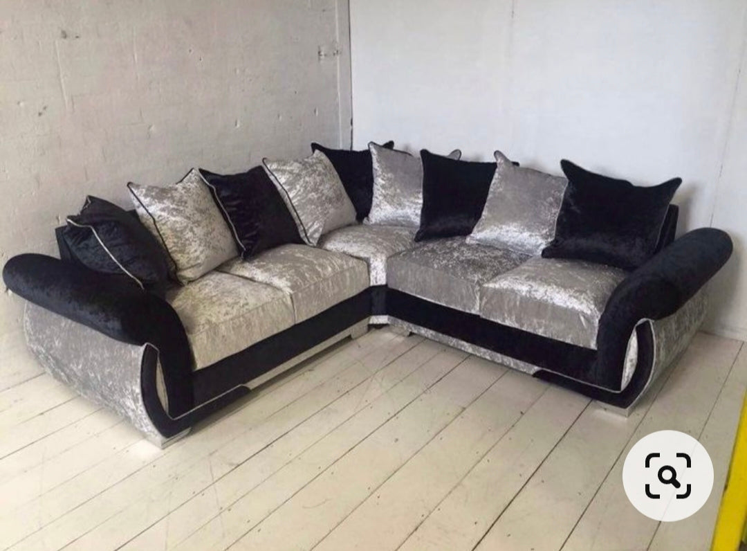 Shannon Fabric Corner Sofa – Luxury Corner Couch Sets for Sale in the UK