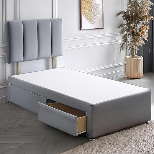 Divan Bed with 2 Drawers | Durable Frame for Compact Rooms | Versatile Design for Comfortable Spaces