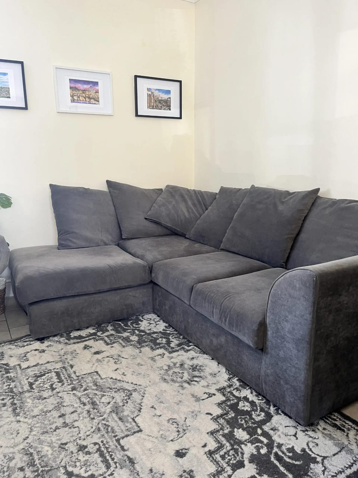 Dylan Plush Velvet Sofa Set – 2 & 3 Seater, Corner Sofa, Swivel Chair – Classic Blue Scatterback Sofas for Living Room