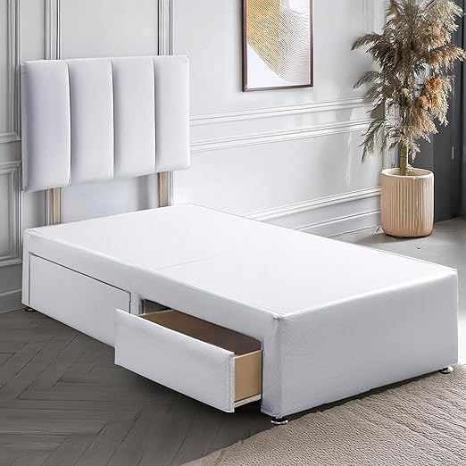 Divan Bed with 2 Drawers | Durable Frame for Compact Rooms | Versatile Design for Comfortable Spaces