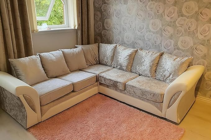 Shannon Fabric Corner Sofa – Luxury Corner Couch Sets for Sale in the UK