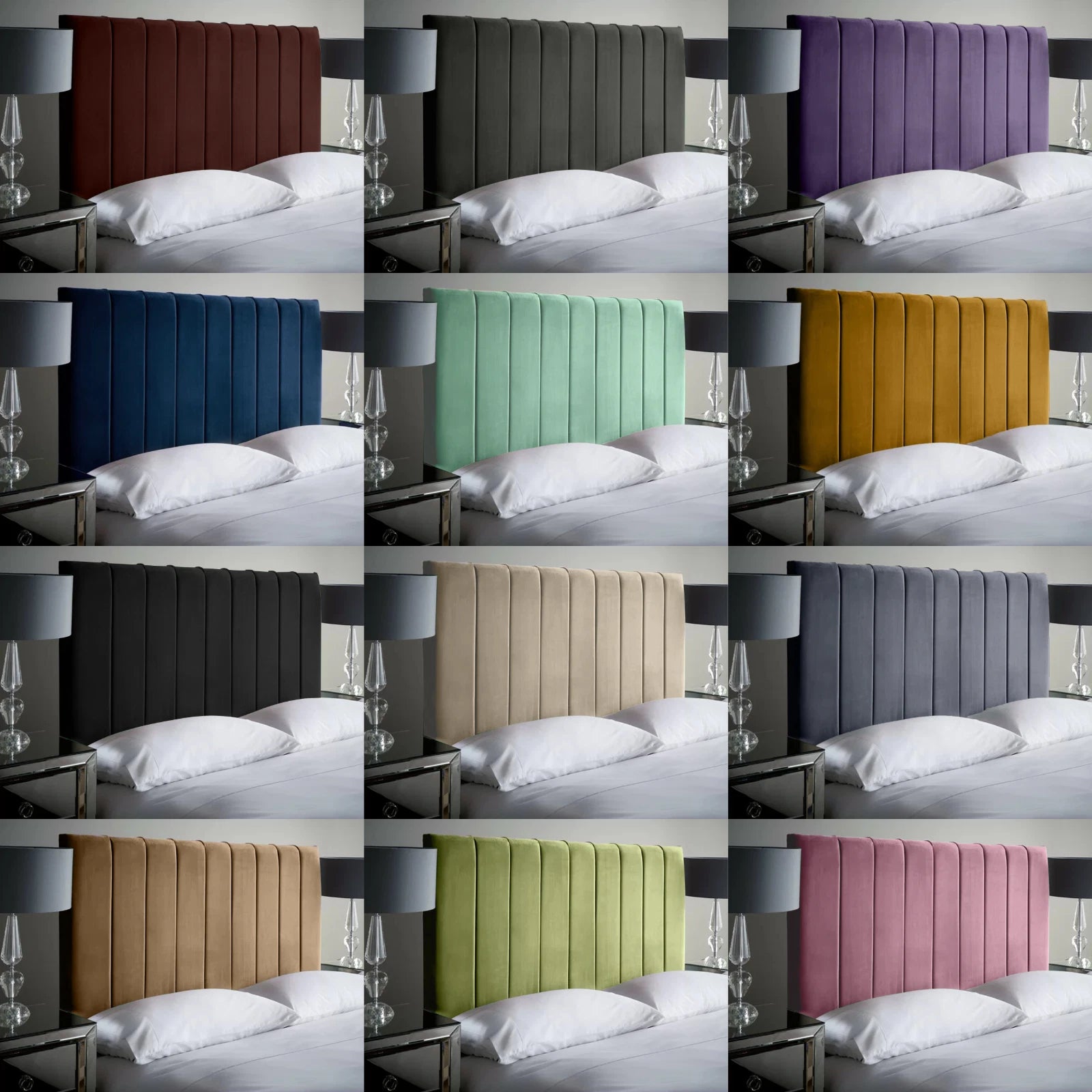 Plush fabric headboards at Matrix Furniture. Choose your size and colour, with custom options, express delivery and 14-day returns.