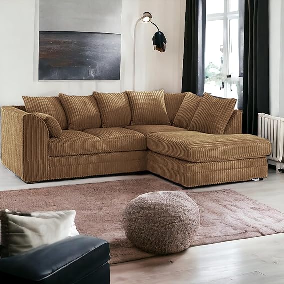 "Luxury Jumbo Cord Corner Sofas: Style & Comfort for UK Homes"