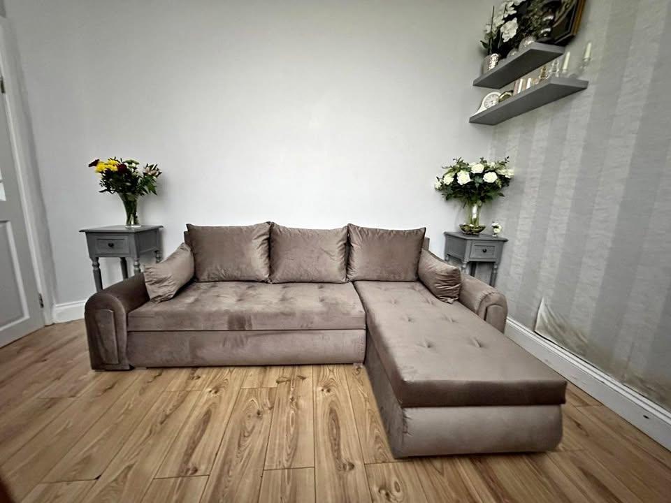 Berlin Corner Sofa Bed with Storage – Space-Saving & Stylish for UK Homes | Cash on Delivery