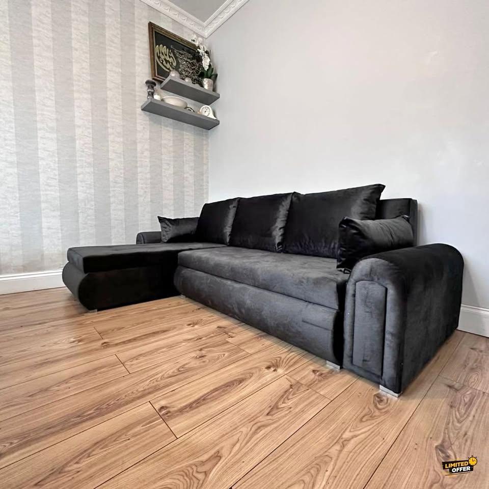 Berlin Corner Sofa Bed with Storage – Space-Saving & Stylish for UK Homes | Cash on Delivery