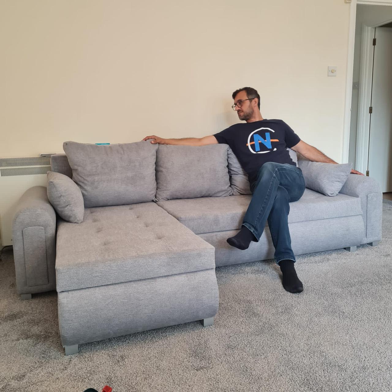 Berlin Corner Sofa Bed with Storage – Space-Saving & Stylish for UK Homes | Cash on Delivery