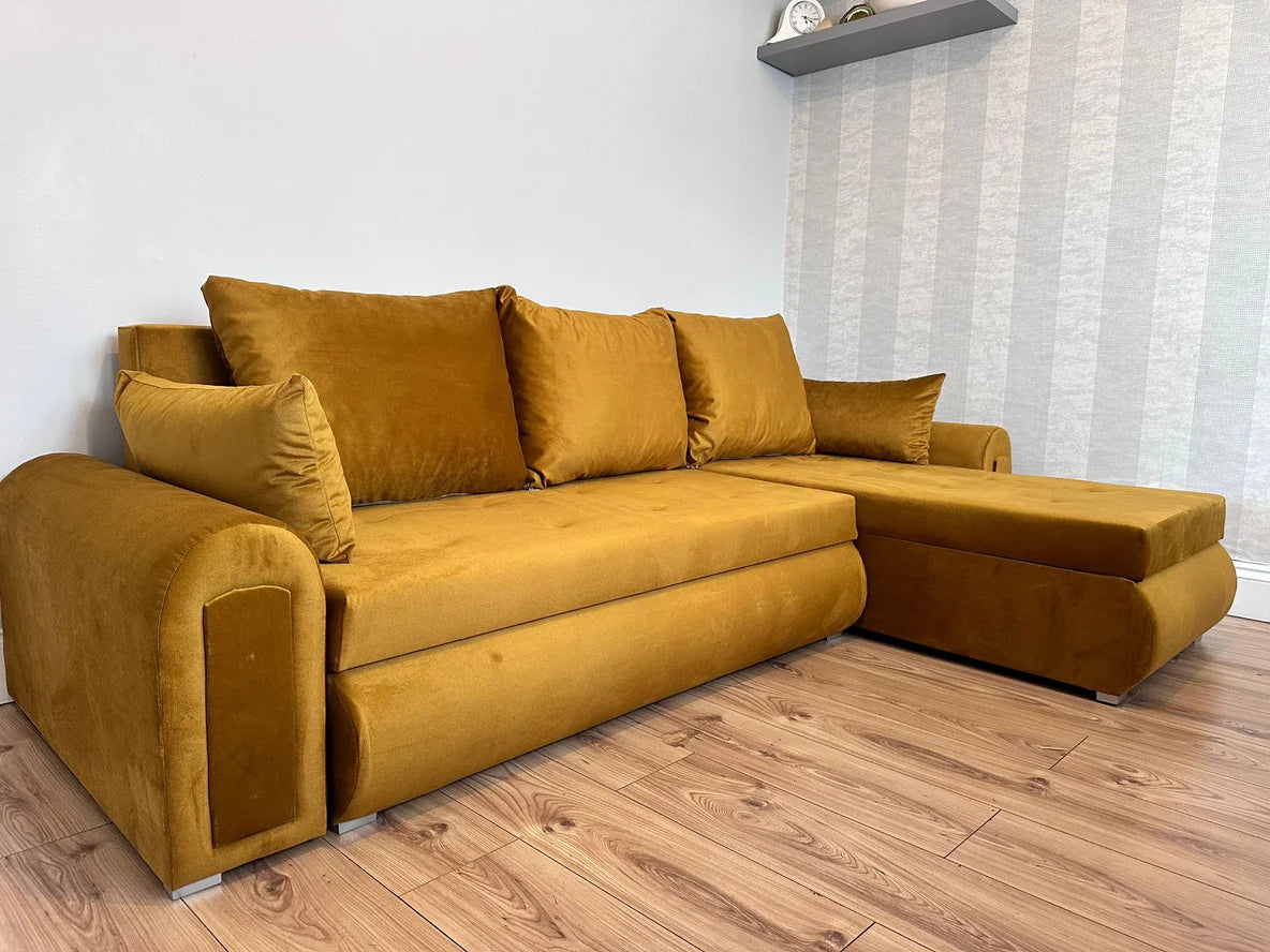 Berlin Corner Sofa Bed with Storage – Space-Saving & Stylish for UK Homes | Cash on Delivery