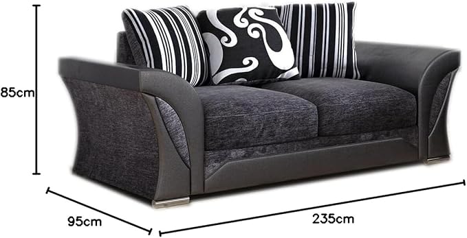 Shannon Fabric Corner Sofa – Luxury Corner Couch Sets for Sale in the UK