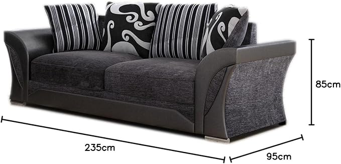 Shannon Fabric Corner Sofa – Luxury Corner Couch Sets for Sale in the UK